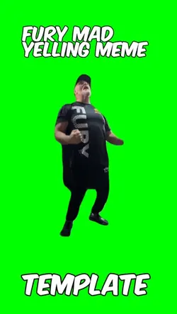 Fury mad yelling 