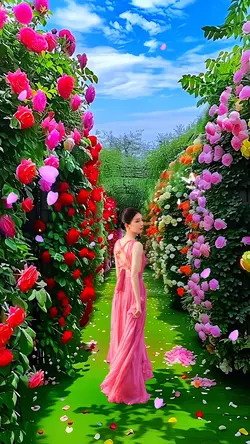 Amid the flowers
