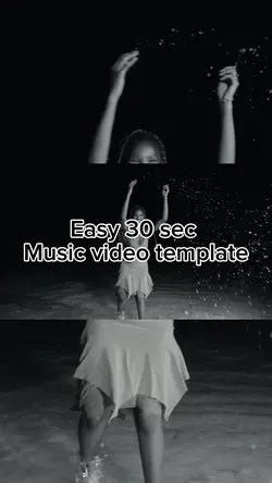 Music video template