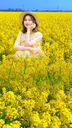 Among the flowers
