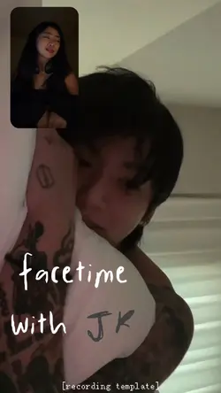 facetime w JUNGKOOK