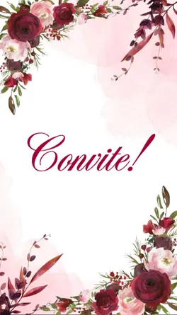 Convite floral 