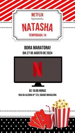 CONVITE NETFLIX
