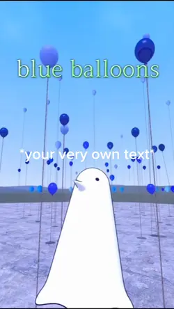 Blue Balloons 🎈 