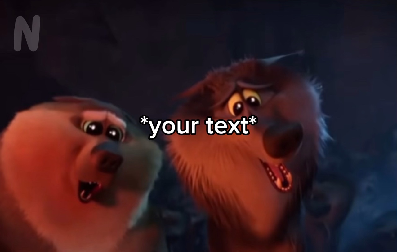 Awwww wolves meme