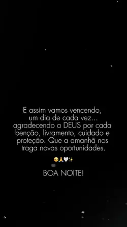 Gratidão, boa noite!