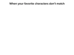 Don’t match
