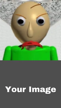 Baldi is angry