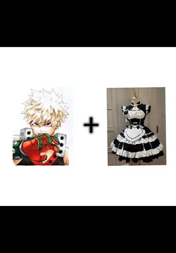 Bakugo + maid outfit