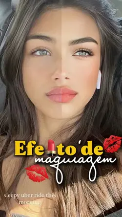 Efeito de maquiagem 