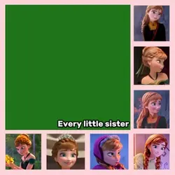 Needs her big sister