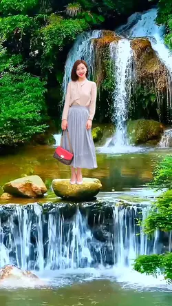 Waterfall view