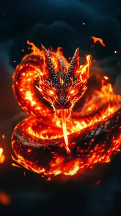 serpiente de fuego