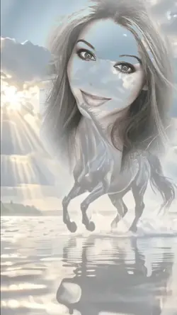 Caballo en la playa