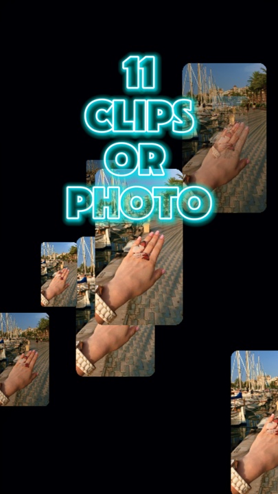11 clips or photo 