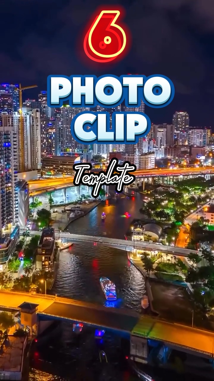 6 Fotoclip-Vorlage