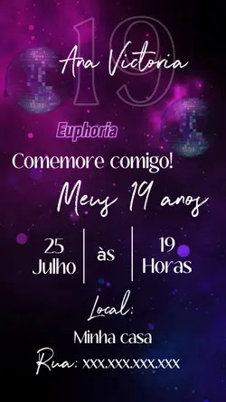 Convite Euphoria