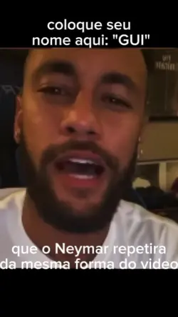 NEYMAR FALA SEU NOME