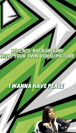 I wanna have peace