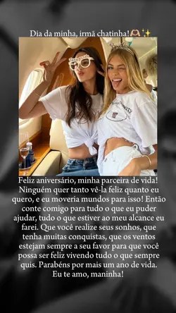 parabéns maninha