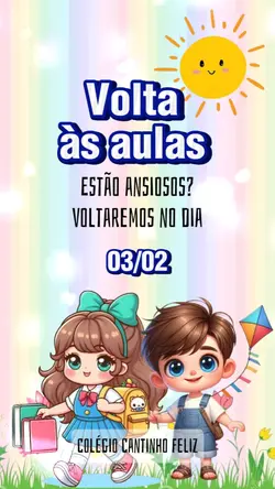 Volta às aulas