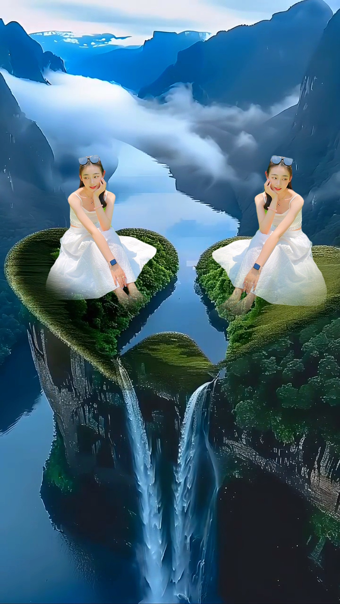 Waterfall view