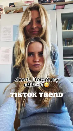 I forgot my attitude