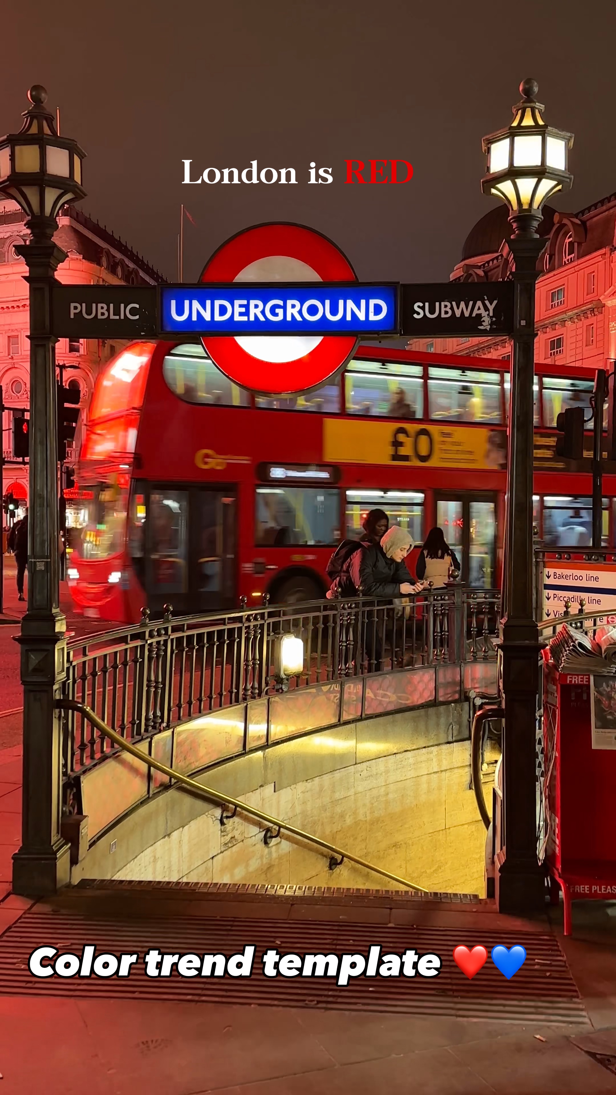 London in colours ❤️💙