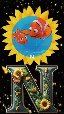 Letter-N Sunflower