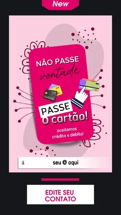 #ACEITAMOSCARTAO