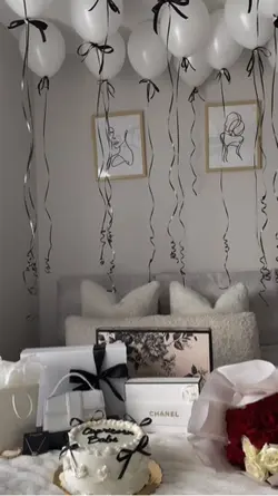 Birthday girl ✨🎂🥂🎀🖤🤍