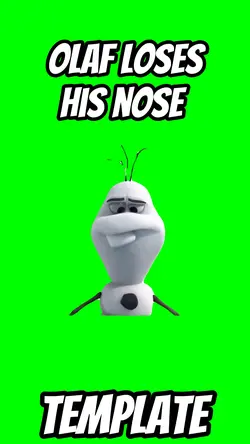 Olaf loses his nose 