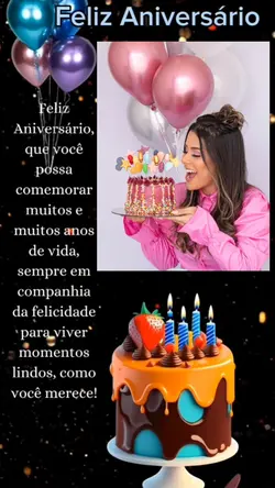 FELIZ ANIVERSÁRIO 