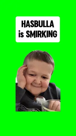 HASBULLA is SMIRKING