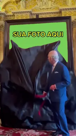 Sua foto no quadro
