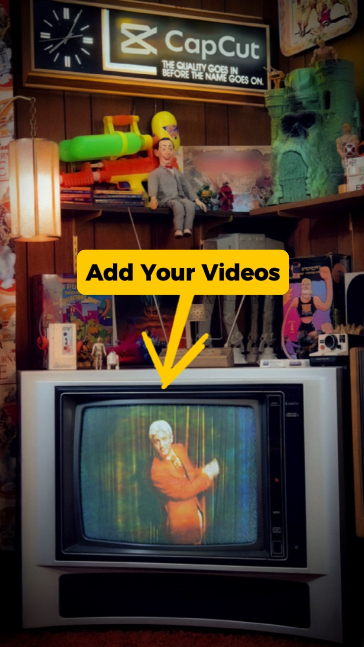 TV retrô dos anos 90
