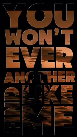 won't ever
