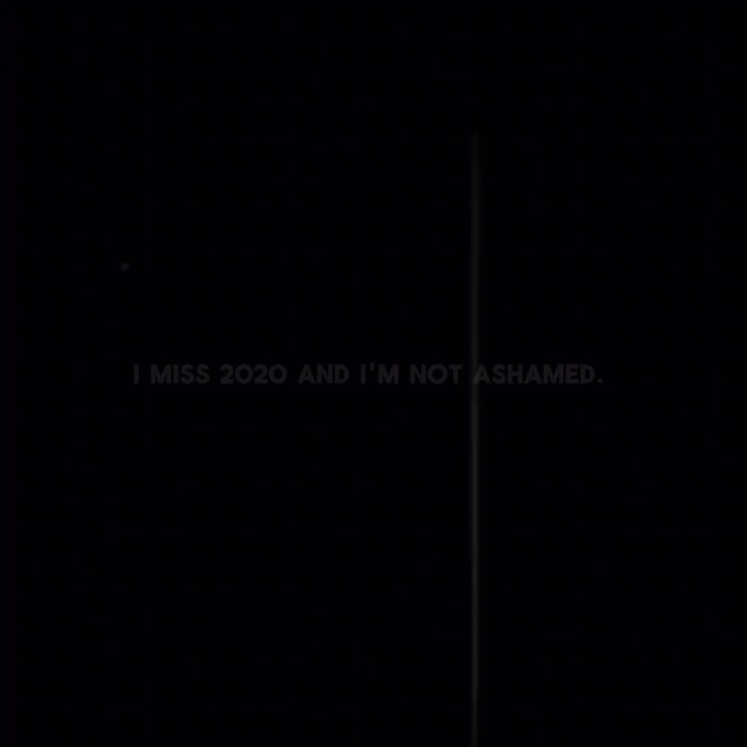 我想念2020年。