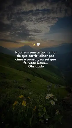 Obrigada Deus