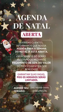 AGENDA DE NATAL 🎯