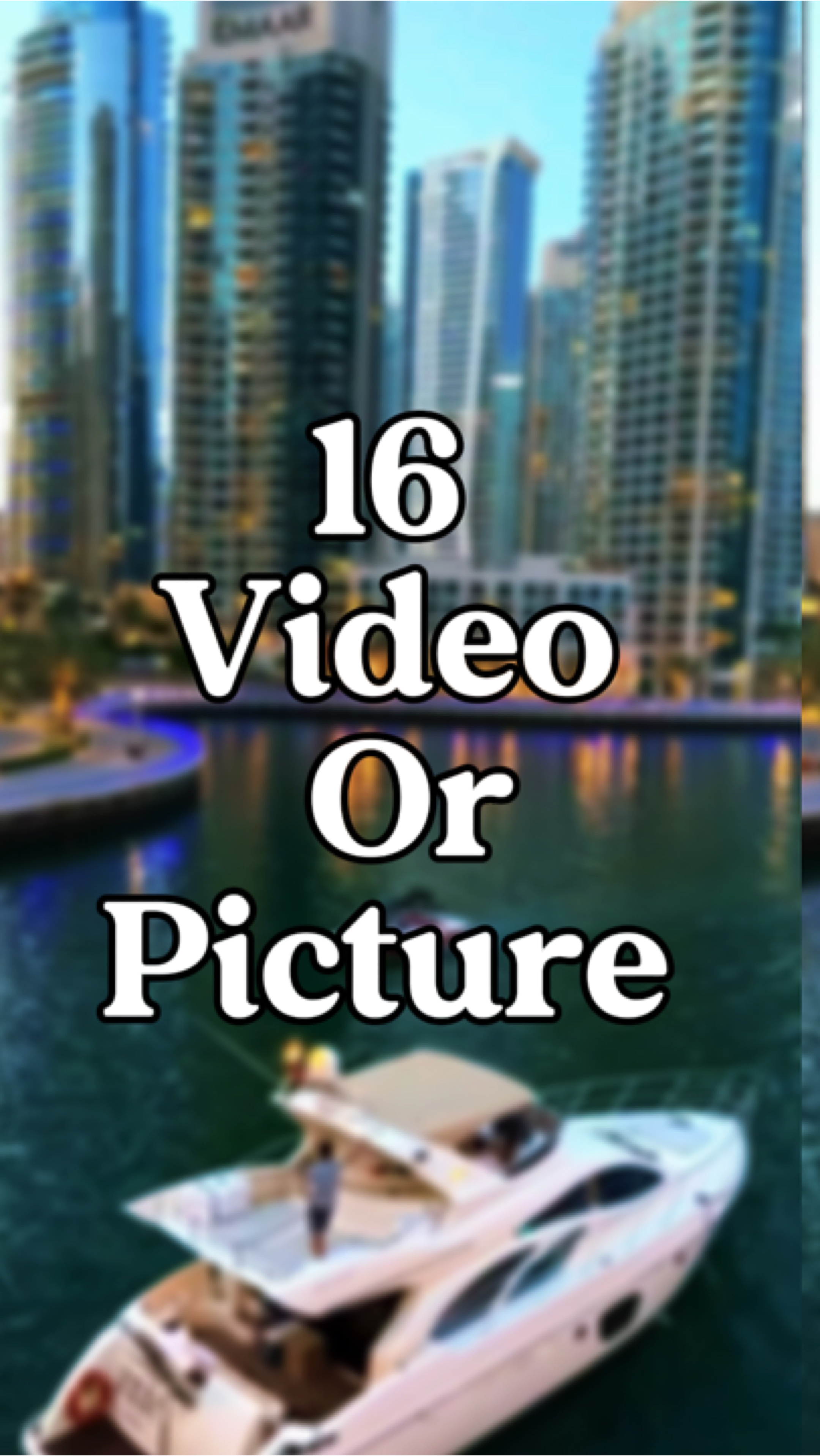16 Video oder Bild 