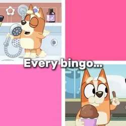 Bluey and bingo 💙🧡