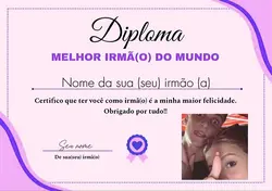 Certificado irmão