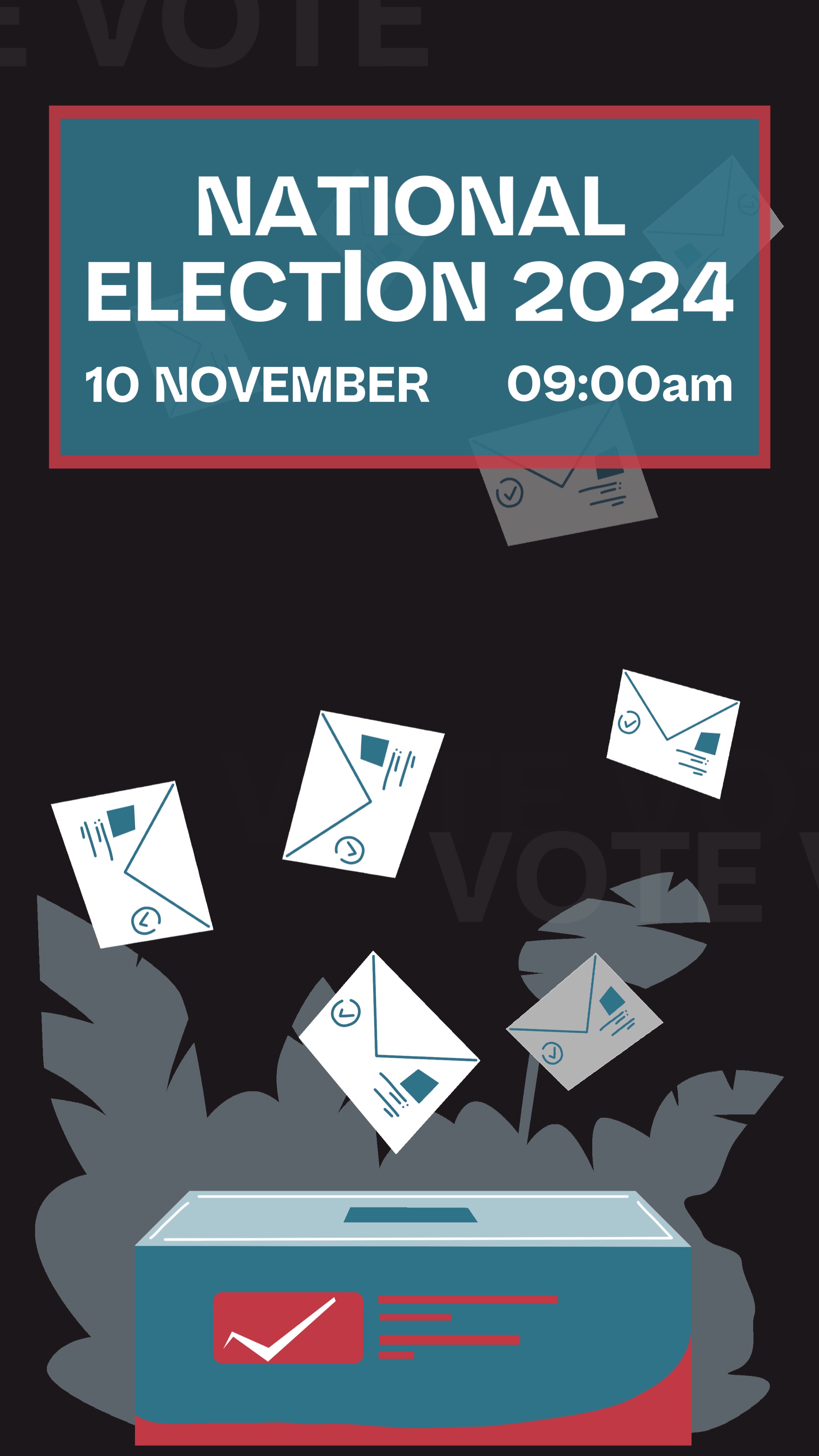 Business Style Voting Election Promotion Template
