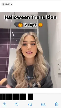 Halloween transition