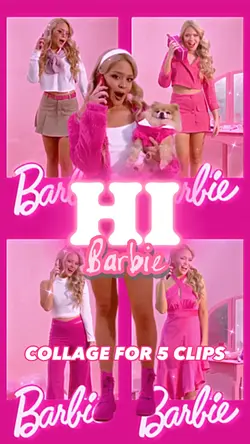 HI BARBIE COLLAGE