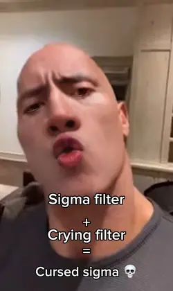 Cursed sigma face