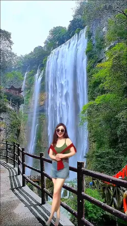 Waterfall view