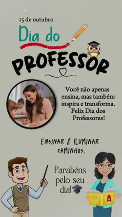 dia dos professores!