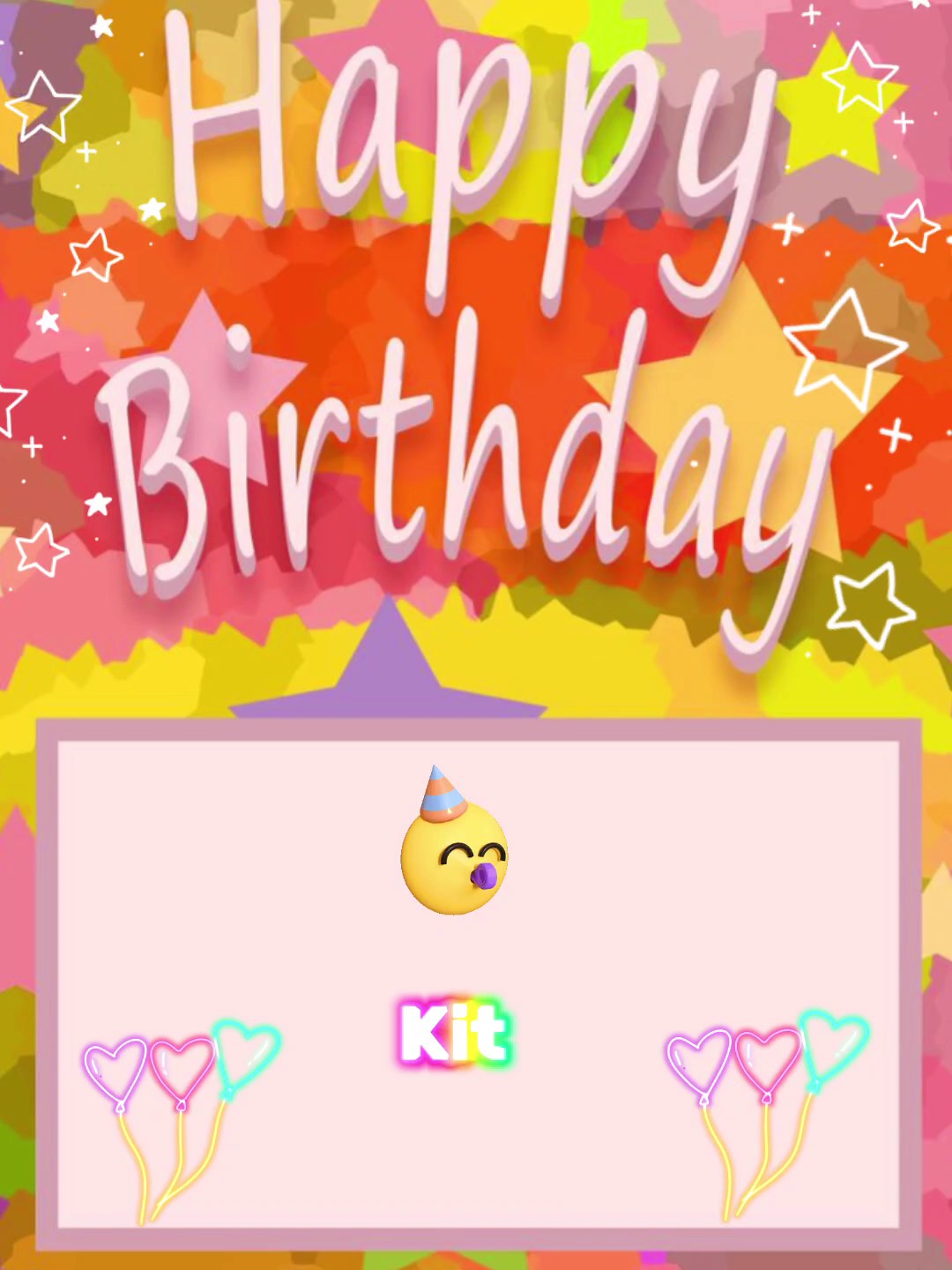 Happy B-Day Template